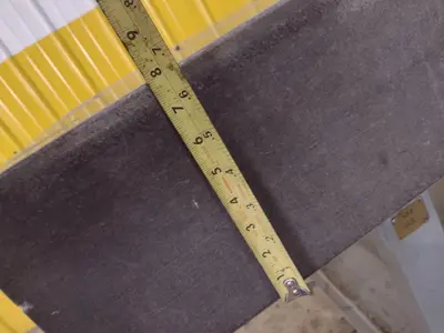 36" X 24" X 8" STARRETT BLACK PRECISION INSPECTION GRANITE SURFACE PLATE WITH STAND: STOCK 23106