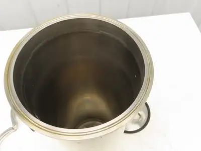 304 Stainless Water Circulator Housing 2 Gallon Tank 1.5" Tri-Clamp 6"x 21"L