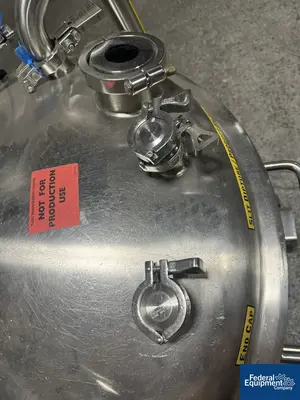 USED Precision 600 Liter Precision Stainless Reactor, 316L S/S, 45/100#