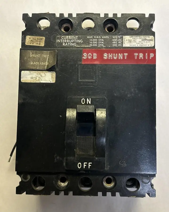 Used SQUARE D FAL36020 Miscellaneous Equipment (Electrical & Power) Ohio US | Surplus Asset Holdings #1240682