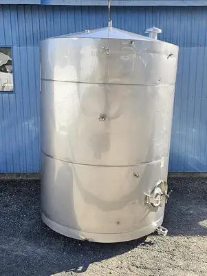 Used 3400 Gallon Tank, Stainless Steel