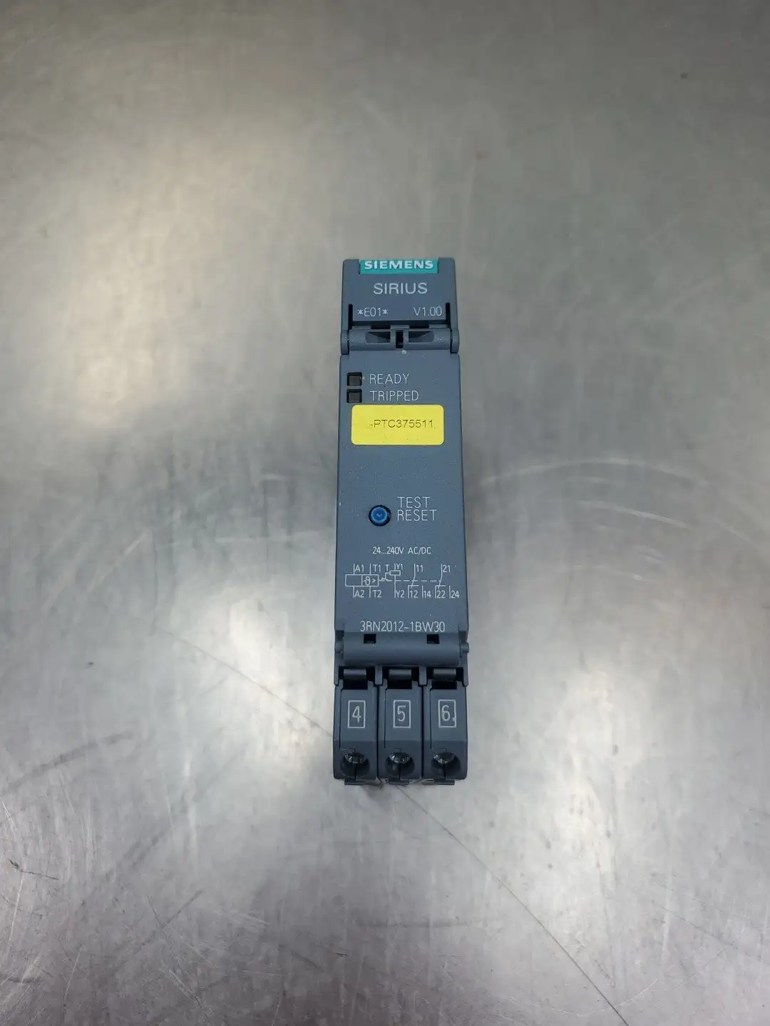 USED Siemens 3RN2012-1BW30 SIRIUS Thermistor Motor Protection Relay.