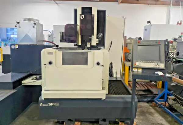 Makino SP-43 CNC Wire EDM Electrical Discharge Machine 2008 MGW-S5 Controls