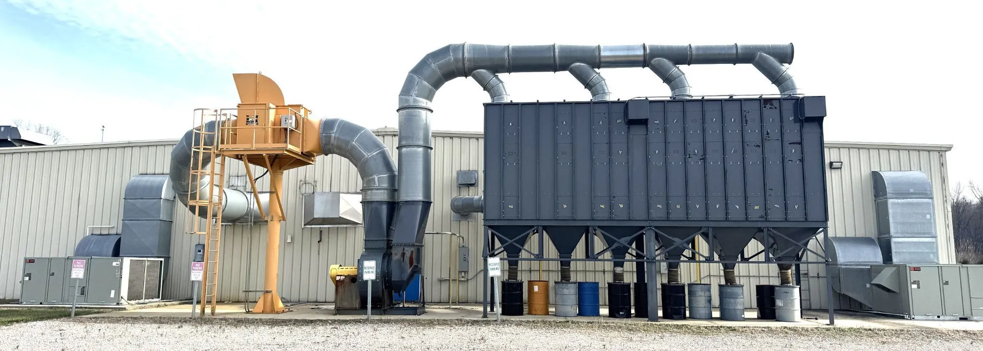 24,000 CFM Aget Model FH58S-6D-SP DUSTKOP Dust collection system