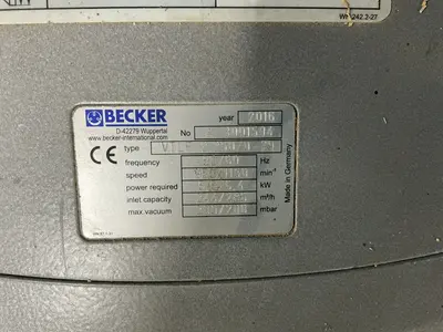 Used 2016 BECKER VTLF2.250/079 Pumps Ohio US | HGR 24 #1407521