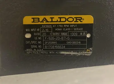 New | in-Stock BALDOR GF2026BG Industrial Controls | Surplus Asset Holdings #1220269