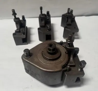 Lot of 4 Original Multifix Type C Lathe Tool Holders Switzerland Germany Made