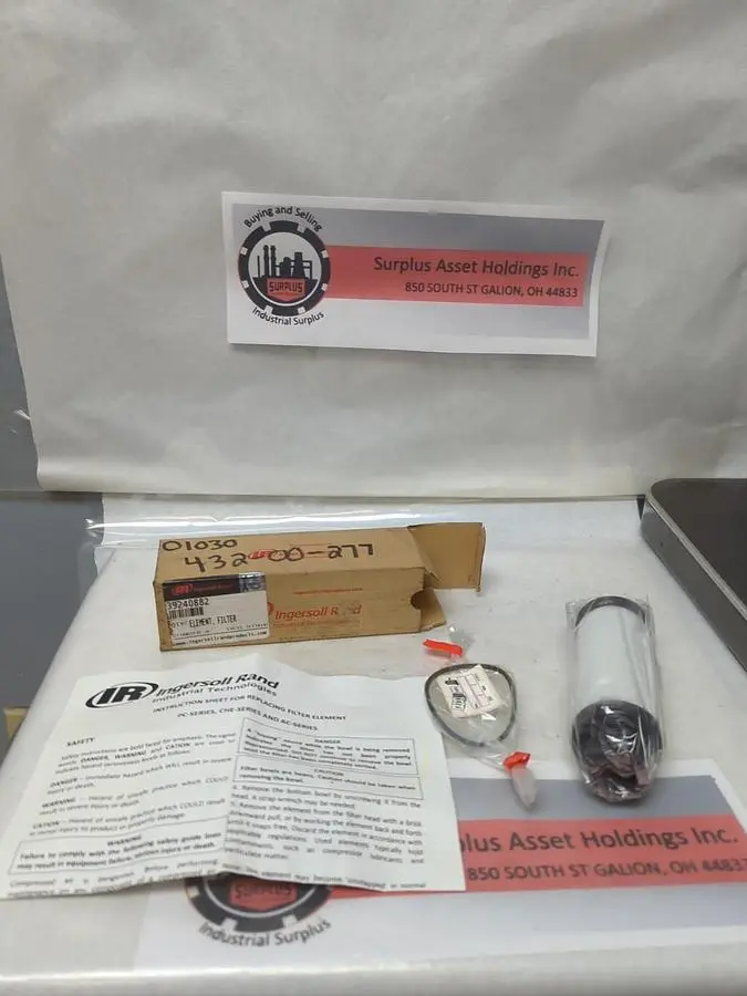 New | in-Stock INGERSOLL RAND 39240882 Air Compressor Parts Ohio US | Surplus Asset Holdings #1236239