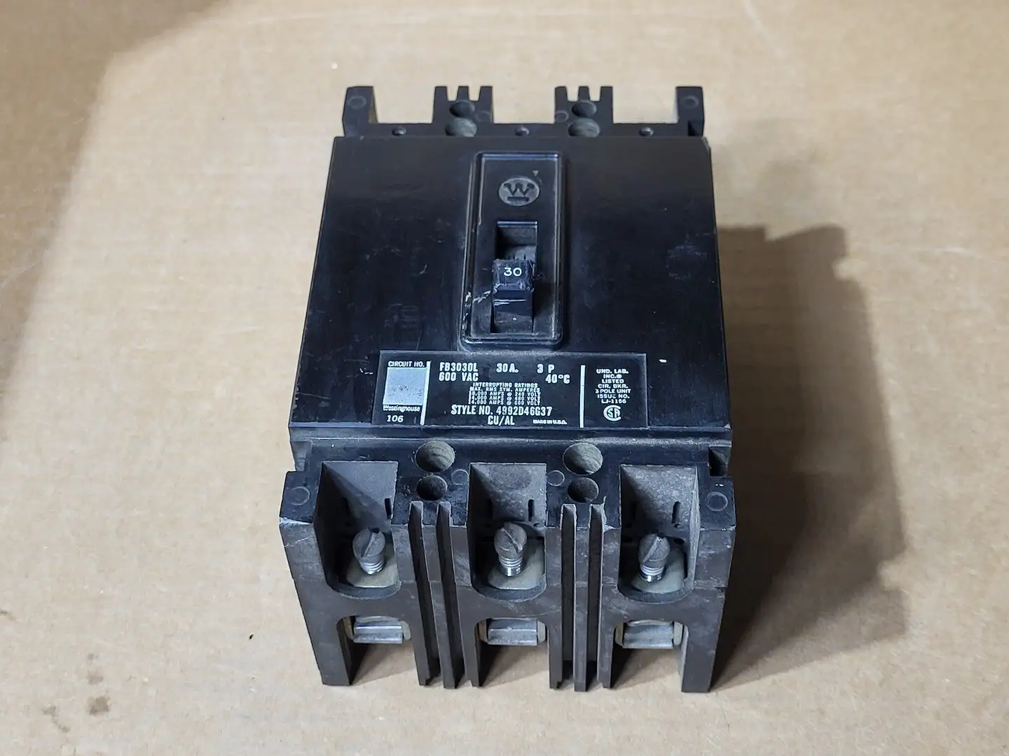 USED WESTINGHOUSE FB3030L