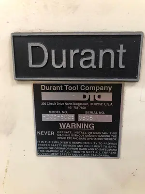 USED 2008 DURANT HDCC-6025