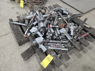 Pallet Mixed Pneumatic Tools; Needle Scales, Grinders, Impact Wrenches (LOCATION: Batavia, OH)