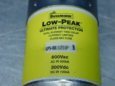New | in-Stock BUSSMANN LPSRK125SP Fuses | HGR 24 #742679