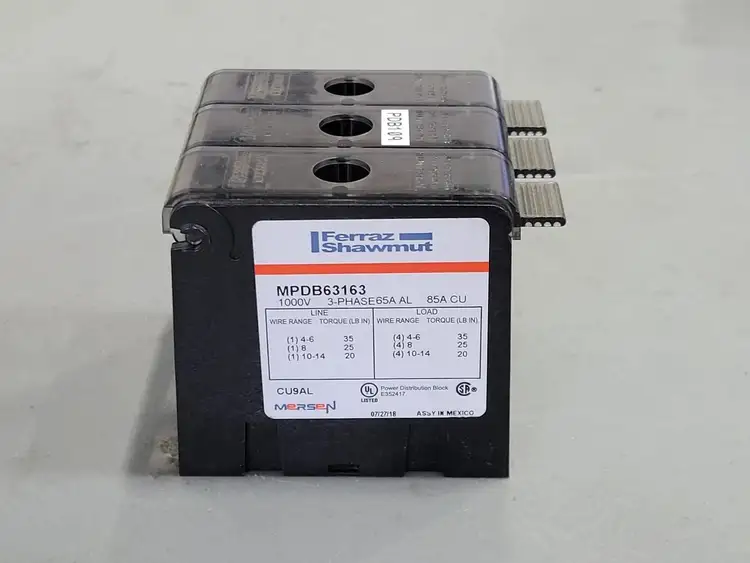 Used 2018 FERRAZ SHAWMUT MPDB63163 Misc Electrical & Power Parts British Columbia CA | Lenmark #247436