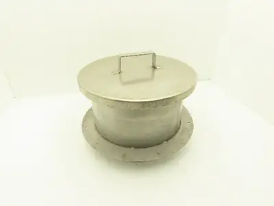 13-1/4" Tank Hole cover Flanged Non-Sealing Lid Stainless Steel