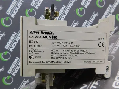 Allen Bradley 825-MCM180 Current Converter 600VAC Ue=1000V 50/60Hz Uimp=8kV Used