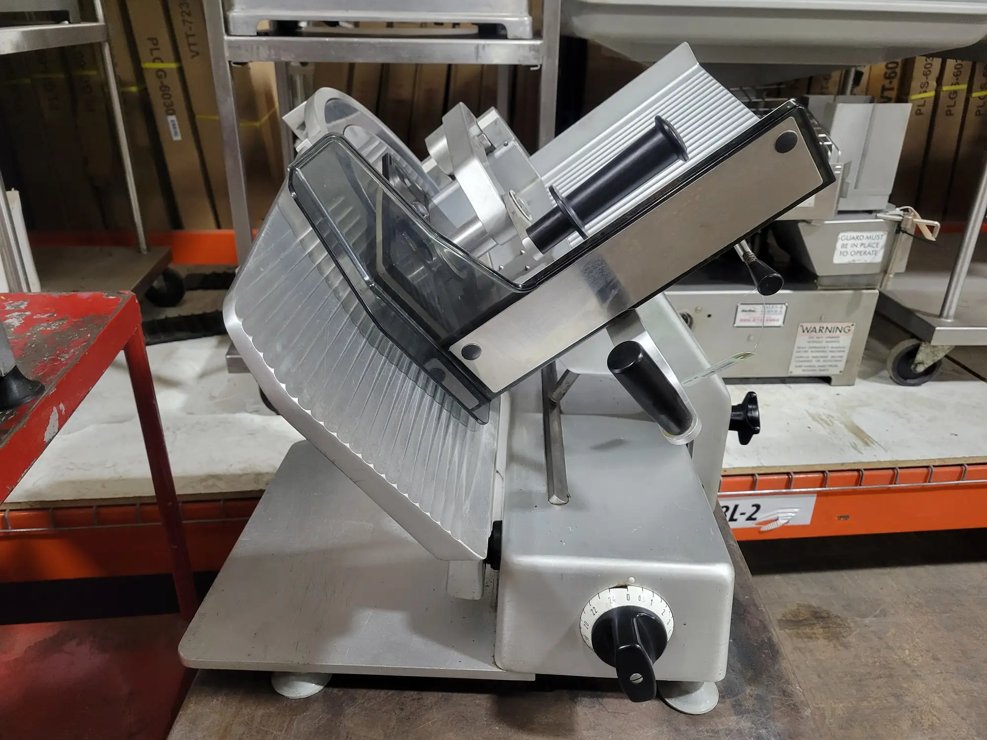 Used Bizerba SE8 Manual Meat Slicer – 13" Blade, Stainless Steel, Commercial Grade