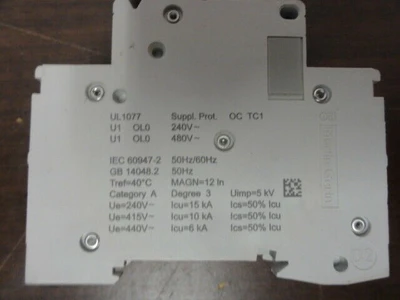 SCHNEIDER D2 CIRCUIT BREAKER - 50Hz 415V 10kA - OSMC65H2D2
