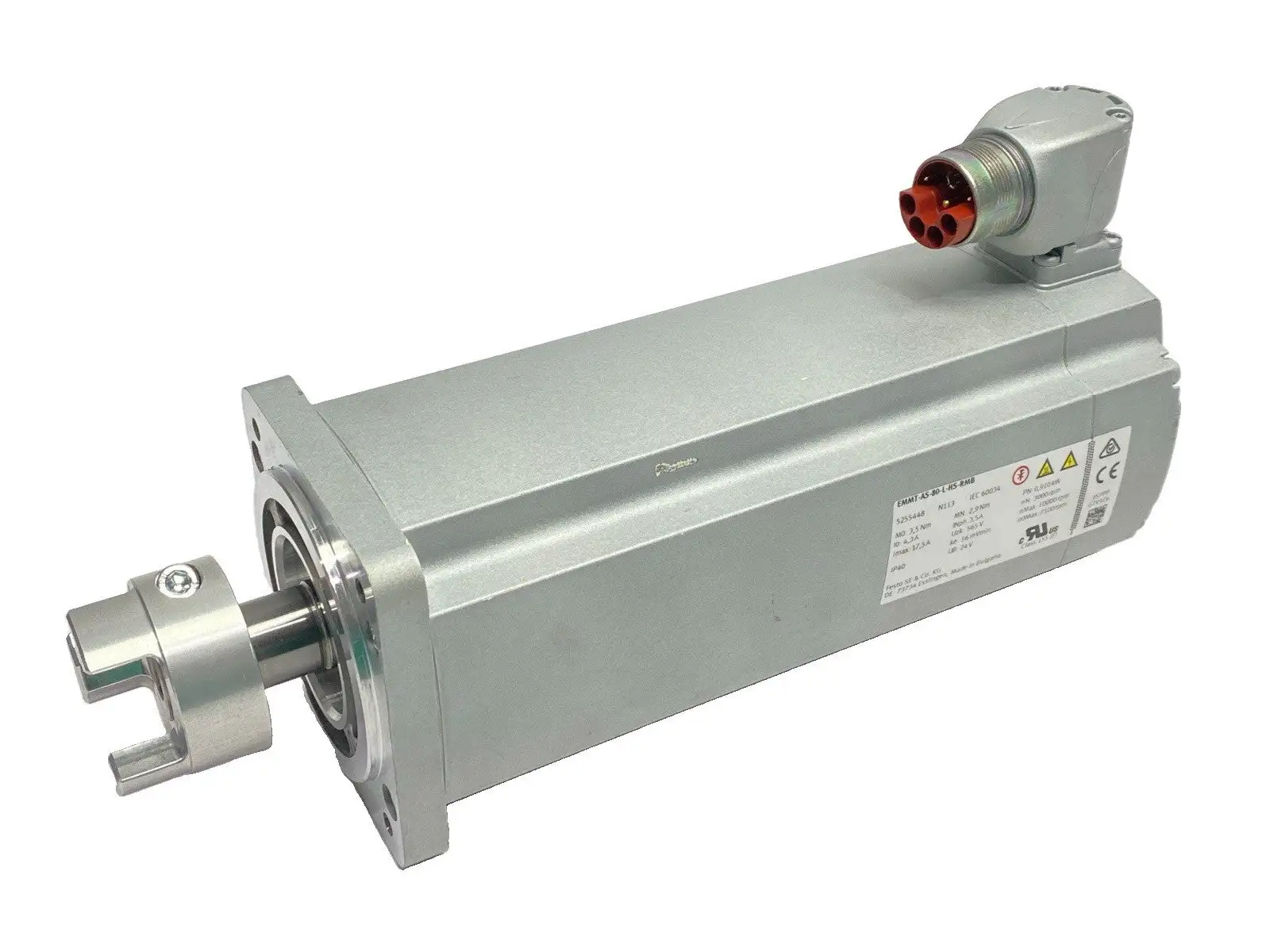 Used Festo Servo Motor 3.5Nm Stall, 910W, 680V, 8540rpm, 5255448 Servo Motors Michigan US | Maverick Industrial Sales #1398953