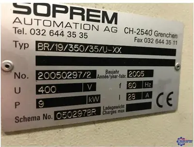 USED 2005 SOPREM BR-19-350-35
