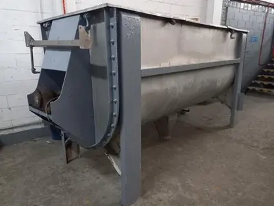 80 Cu Ft stainless steel double ribbon blender