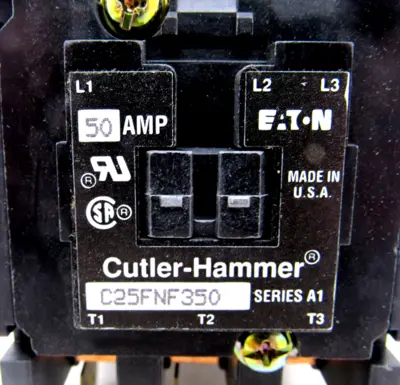 NEW CUTLER HAMMER C25FNF350 CONTACTOR SERIES A1
