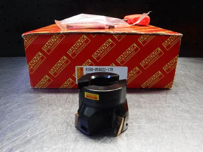 Sandvik 54mm Indexable Facemill 22mm Arbor R390-054Q22-17M (LOC2789A)