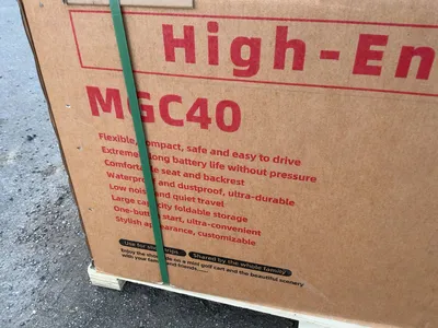 New SDLANCH MGC40 3-Wheel Mini Electric Golf Cart / Scooter, 60 Volt, 600 Watt Motor, Three Speed, 2...