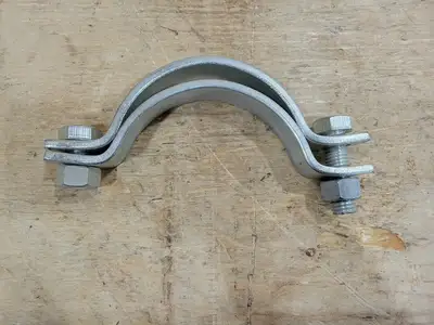 Plated 2-Bolt Clamp