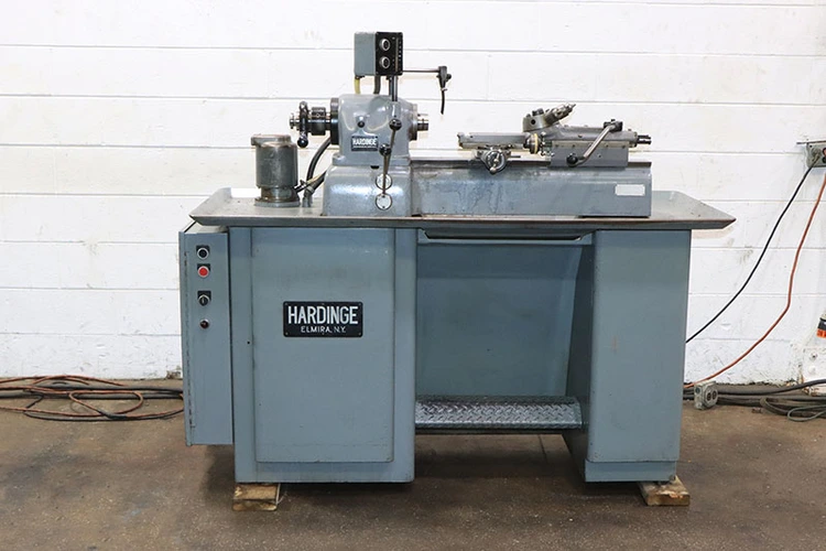 Used Hardinge DSM-59 Turret & Cross Slide, 5C Collet Closer Second Operation including Speed Lathes New Jersey US | Machinery Values #1548861