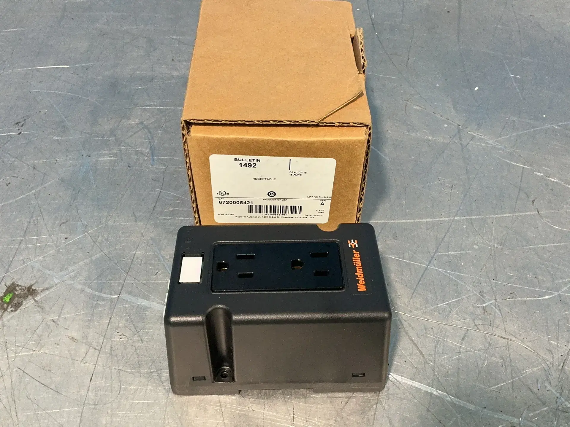 New | in-Stock WEIDMUELLER 6720005421 Electrical Fittings Ohio US | HGR 24 #1305309