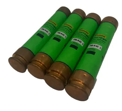 NEW LOT OF 4 BUSSMANN FRS-R-60 FUSES 600VAC FRSR60