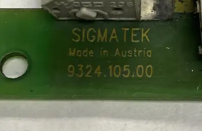 Used SIGMATEK 9324.105.00 Miscellaneous Equipment (Electrical & Power) | Surplus Asset Holdings #1189605