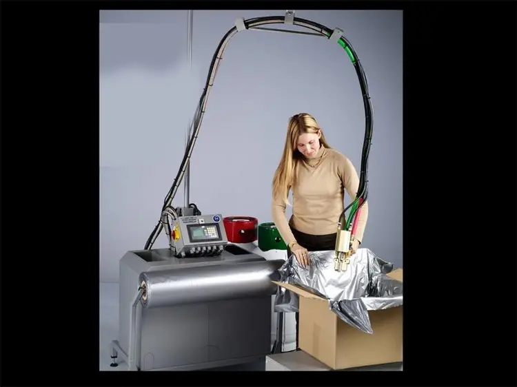 Used SAPACFLEX ZX200TDC FOAM PACKAGING SYSTEM Blowers BE | Apt International N.V #362675