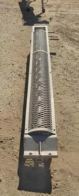 Conveyor, Screw, 6" X 7', Stainless Steel, Less Motor, #5880238