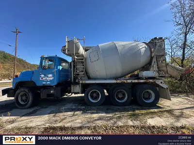 Used 2000 MACK DM690S CONVEYOR Concrete Mixer Trucks Pennsylvania US | Proxy Equipment #1379125