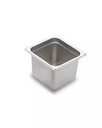 1/6 Size 6" Depth Stainless Steel Steam Table Pan