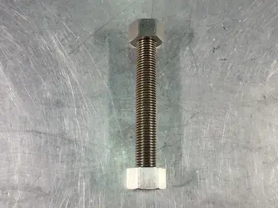 1" x 8" B8M Stud w/ 8M Hex Nuts