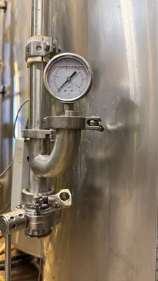 NSI 30 BBL (930 Gallon) Jacketed Brite Tank