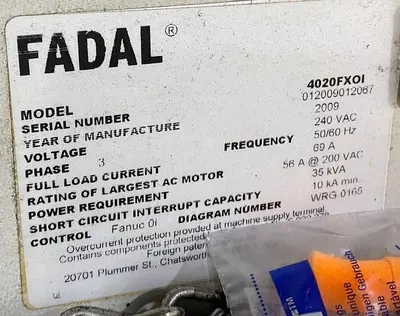 Used 2009 MAG FADAL VMC-4020FX Vertical Machining Centers Michigan US | RAB Industries, Inc. #184105