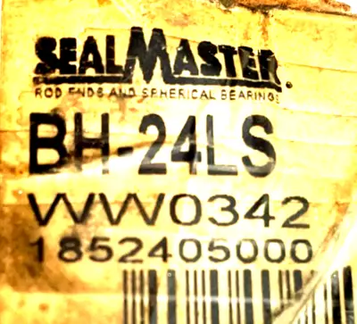 NEW SEALMASTER BH 24LS SPHERICAL PLAIN BEARING BH24LS