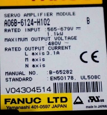 NEW FANUC A06B-6124-H102 SERVO AMPLIFIER