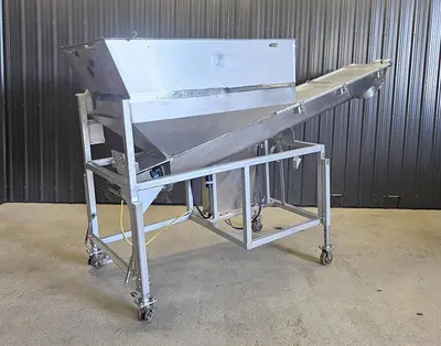 Used Screw Conveyor, 9” diameter x 108” long