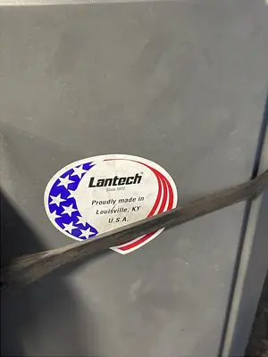 Lantech 65” Diameter Turntable Q-series Semi-automated Stretch Wrapping System