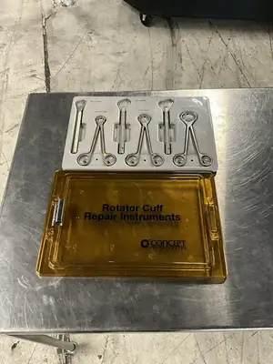 Used Linvatec Linvatec Concept Arthroscopy Rotator Cuff Repair System Instrument Set ~ 32413 Surgical Instruments - Other Texas US | PT Medical Technologies #1458943