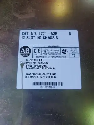 Used Allen-Bradley 1771-A3B SERIES PLC Chassis South Carolina US | Palmetto Automation #1505449