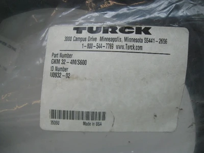 NEW TURCK GKM 32-4M/S600