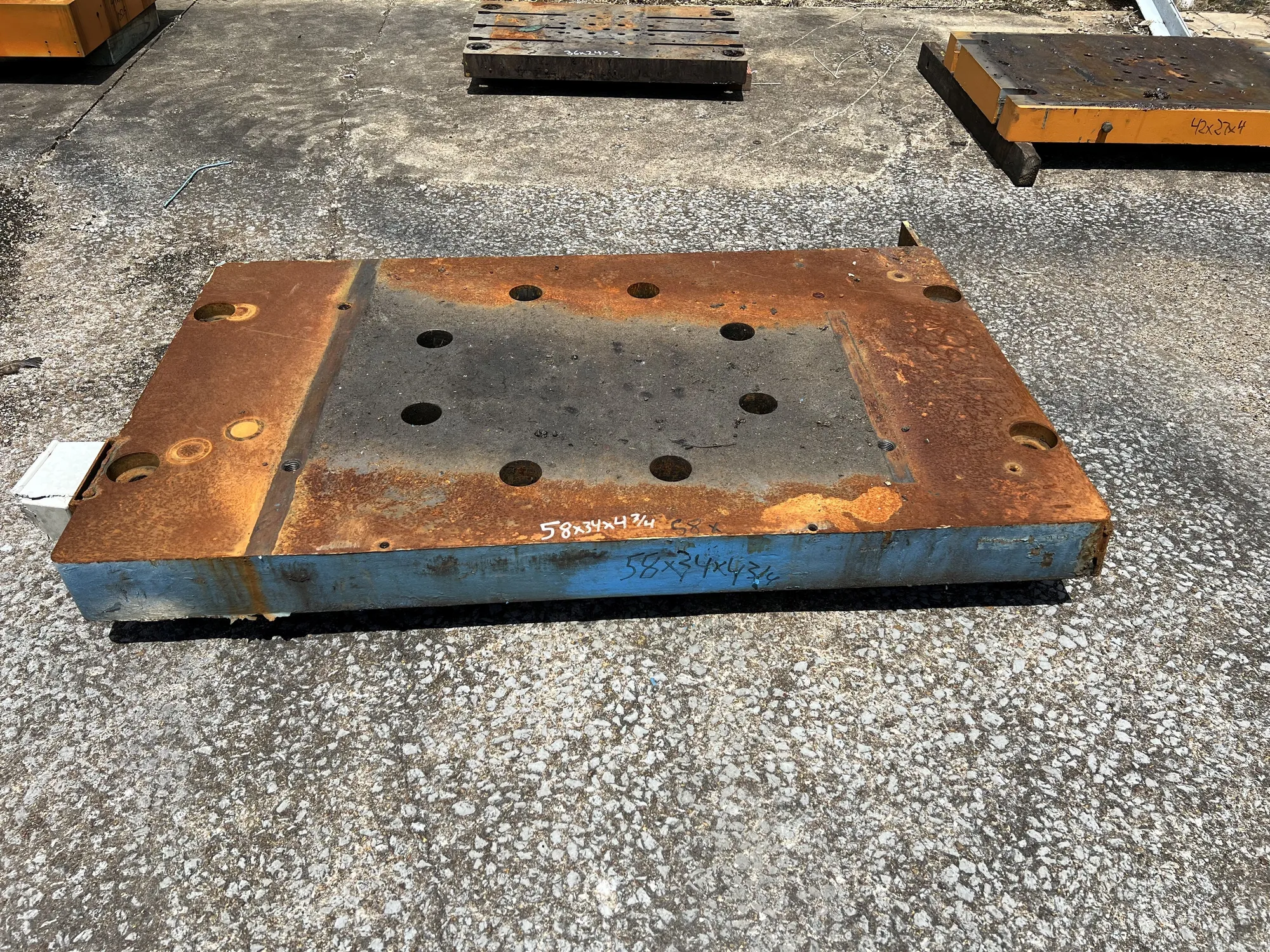 BOLSTER PLATE 58 X 34 X 4 1/2, SOLID