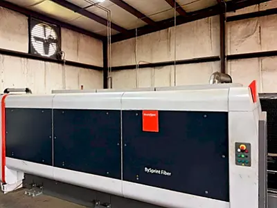 Used 2017 BYSTRONIC BYSPRINT FIBER 3015 Laser Cutters Illinois US | Machine Factory Outlet #1299826