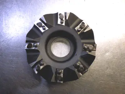 Kennametal 3.547" Indexable Facemill 1.25" Arbor 100B08RP00MD10CUF (LOC3341)