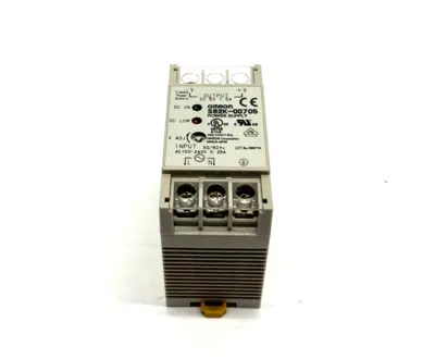 S82K-00705 | Omron  Power Supply 100-240VAC 5VDC 1.5A - Used